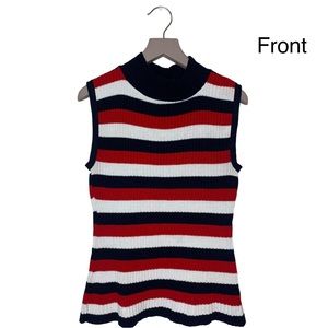 Woman’s Medium red, white & blue FADED GLORY AUTHENTIC spring & fall sweater